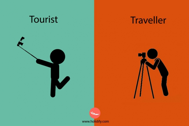 12 различий между туристом и путешественником