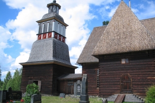 Старая церковь в деревне Петяявеси