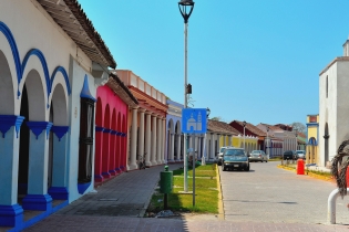 Зона исторических памятников в городе Тлакотальпан